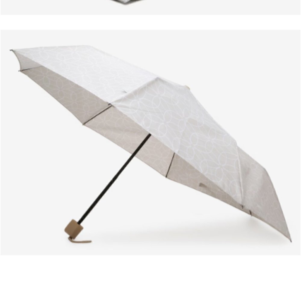 Dsw Gray And Beige Tote With Matching Umbrella Nwt — image 6 of 6